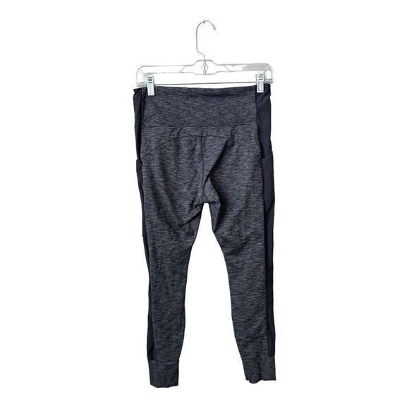 Athleta  Excursion Hybrid Tight Womens Medium Grey Heather High Waist Pockets - Picture 2 of 11